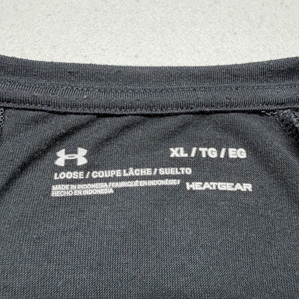 Under Armour Shirt Womens XL Black WSU Go Cougs HeatGear Long Sleeve Open Back - Picture 6 of 9